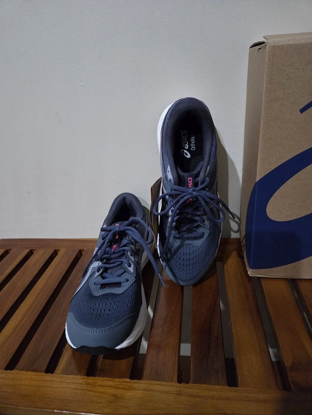 ASICS Women's Gel Contend 8 Athletic Shoes - Tarmac/Lilac Hint Accents Size 9